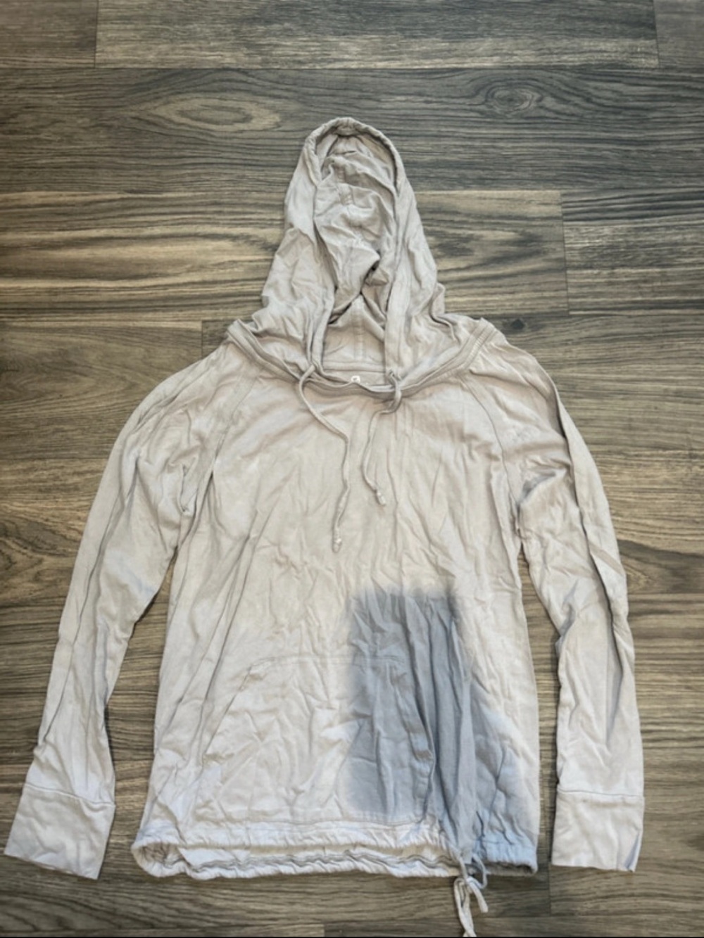 GAP Beige Lightweight Hooded Sweatshirt